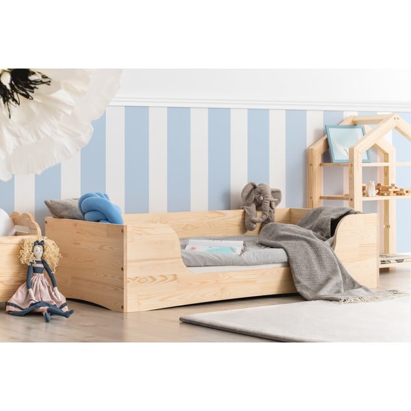 Letto per bambini in legno di pino Pepe Dan, 80 x 200 cm - Adeko