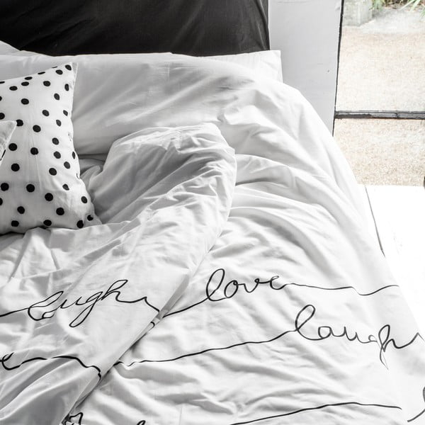 Copripiumino in cotone Live, 140 x 200 cm Nordica - Blanc-image-3