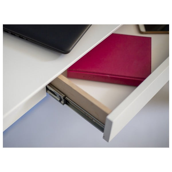 Tavolo da lavoro bianco, lunghezza 65 cm Mimo - Ragaba-image-2