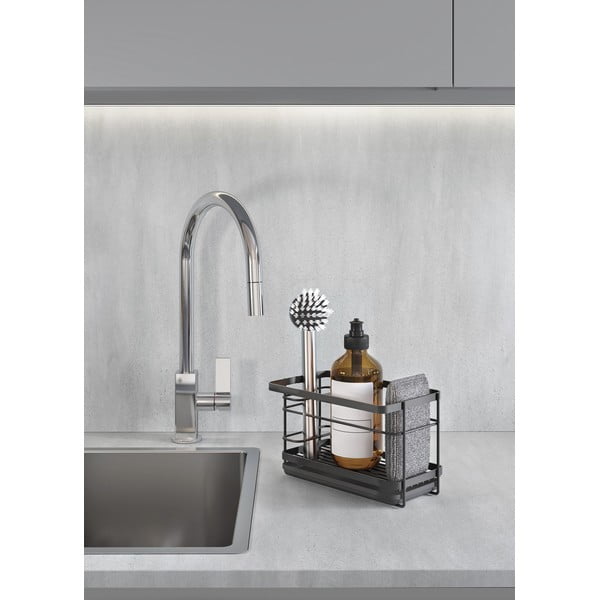 Rastrelliera metallica autoportante per detersivi Tokyo Lava - Metaltex-image-3