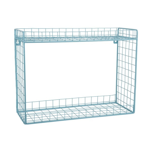 Mensola turchese in acciaio con ripiani multipli 40 cm Reja – PT LIVING-image-2