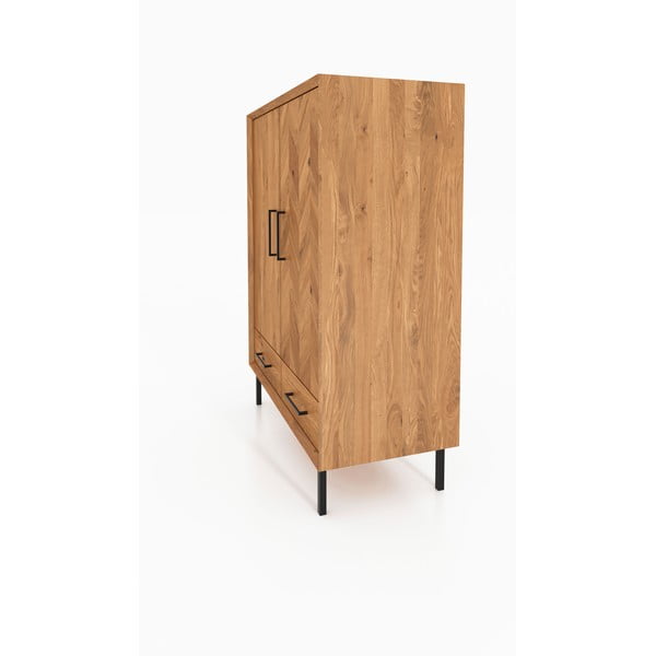 Mobile in legno di quercia di colore naturale 97x125 cm Abies - The Beds-image-1