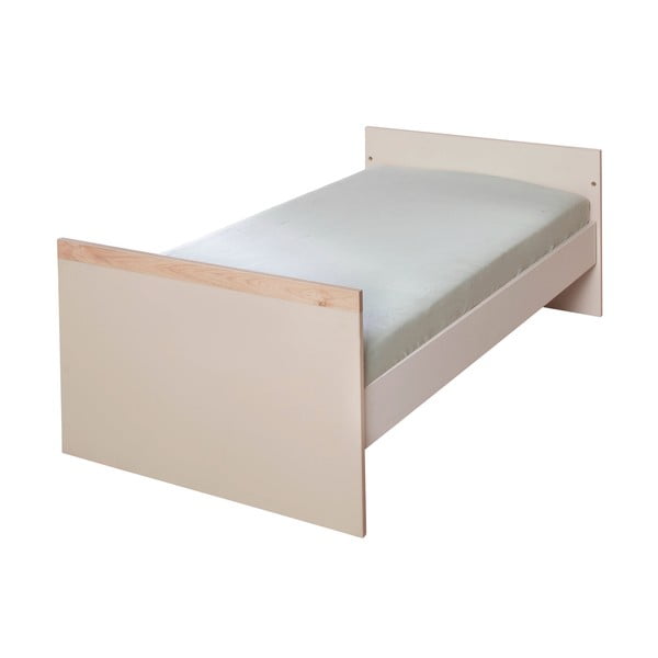 Lettino beige/di colore naturale con altezza regolabile 70x140 cm Jil – Roba-image-3