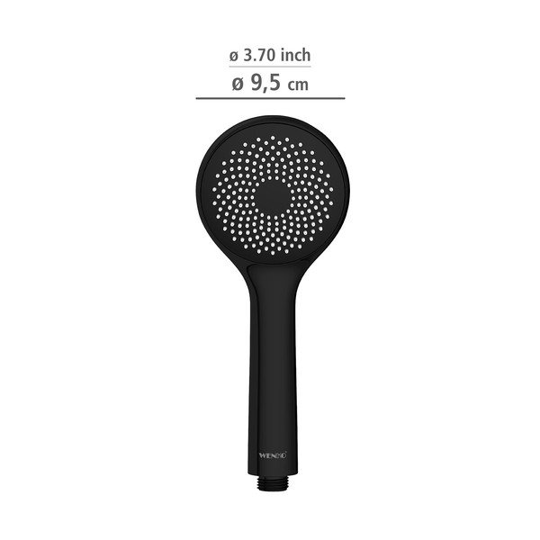 Soffione nero Matt, ø 9,5 cm Water Saving - Wenko-image-1