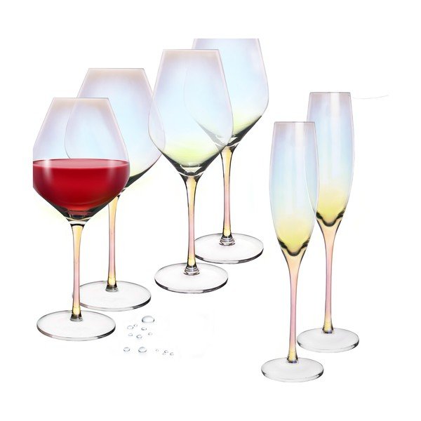 Set di 2 bicchieri da spumante, 220 ml Luster - Orion-image-2