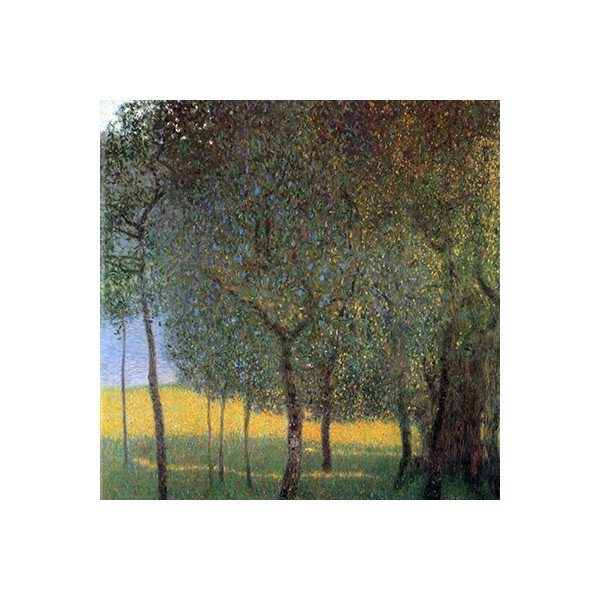 Reprodukce obrazu Gustav Klimt - Fruit Trees, 55 x 55 cm