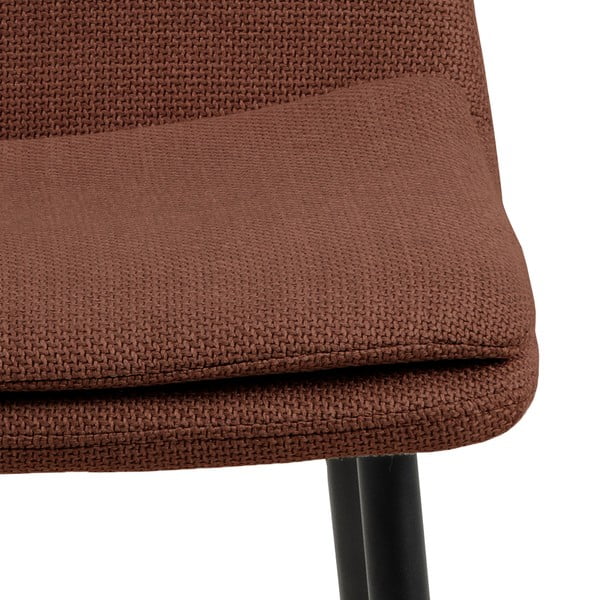 Sedia da pranzo color terracotta Becca – Actona-image-3