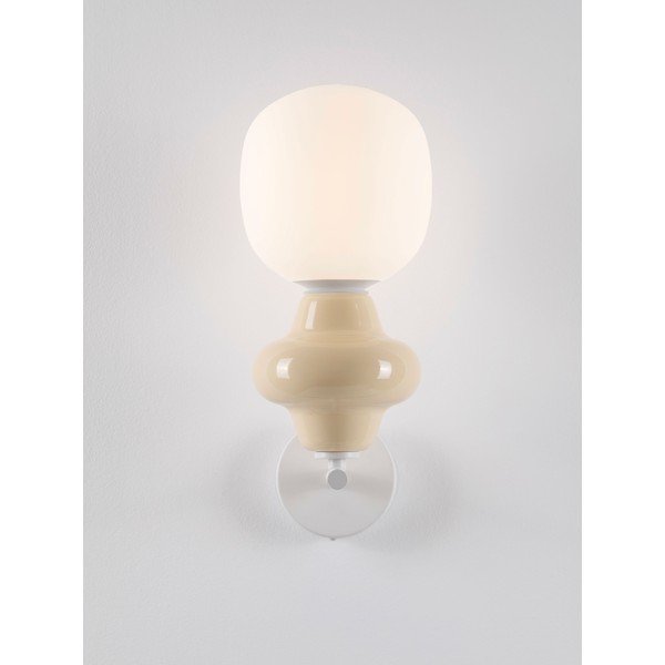 Lampada da parete bianca in ceramica Clio – Nova Luce-image-1