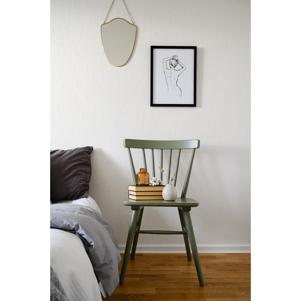 Sedia da pranzo verde chiaro Akita - Rowico-image-1