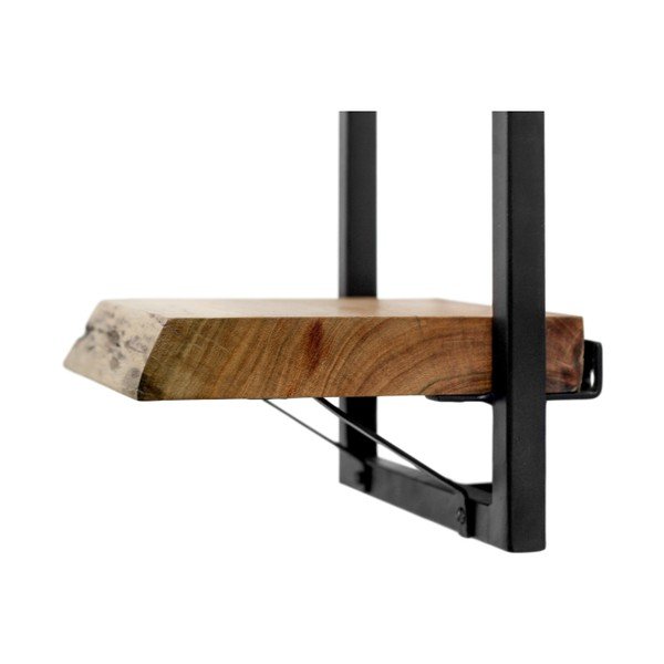 Mensola a muro in legno di acacia non trattato, 70 x 32 cm Levels - HSM collection-image-4