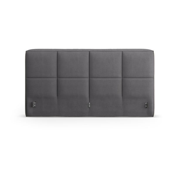 Testiera grigio scuro imbottita 229x100 cm Darren – Micadoni -image-2