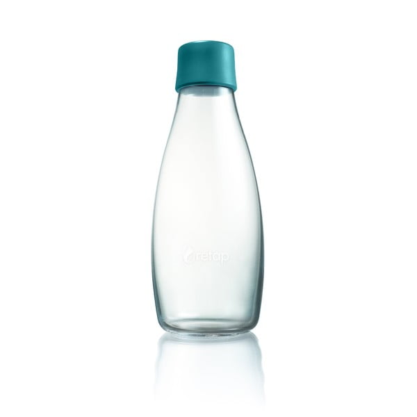 Bottiglia in vetro turchese scuro , 500 ml - ReTap