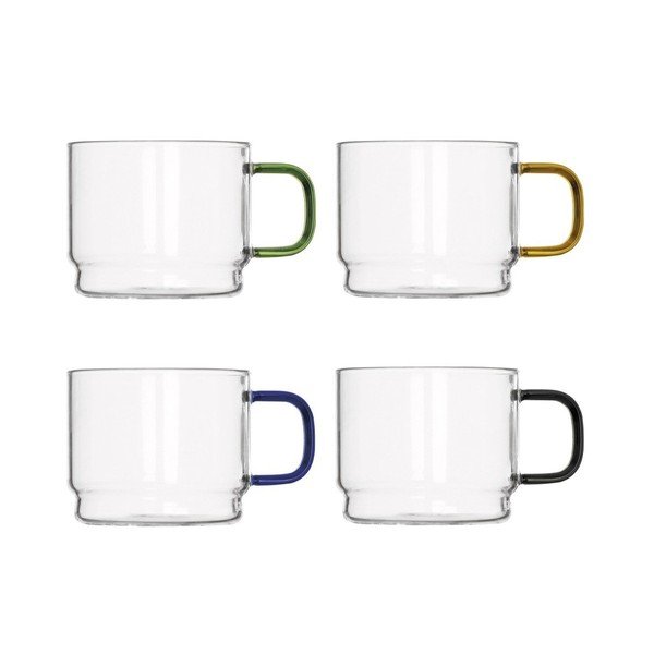 Tazze in set in vetro 4 pz 350 ml Bridge – Brandani