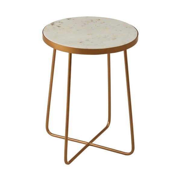 Tavolino rotondo con piano in marmo ø 36 cm Shalimar – Premier Housewares