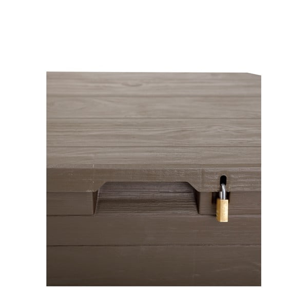 Scatola portaoggetti da giardino marrone scuro Woodys - Toomax-image-4