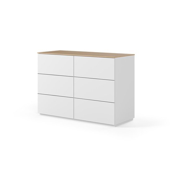 Cassettiera bassa bianca 120x84 cm Join - TemaHome-image-2