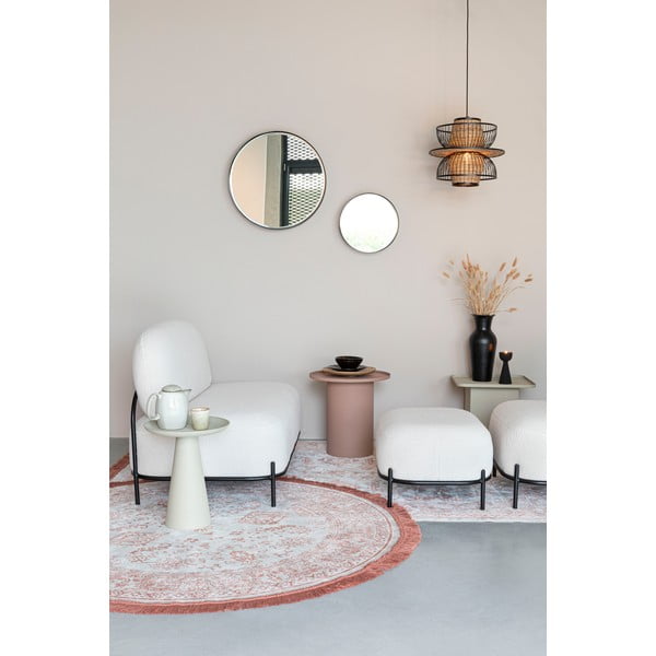 Tavolino rotondo in metallo ø 45,5 cm Sverre – White Label-image-1