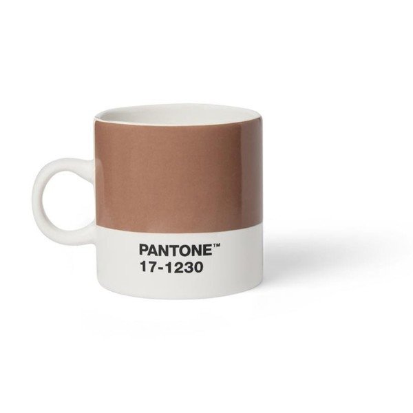 Tazzina da caffè in ceramica marrone chiaro 120 ml Mocha Mousse 17-1230 - Pantone