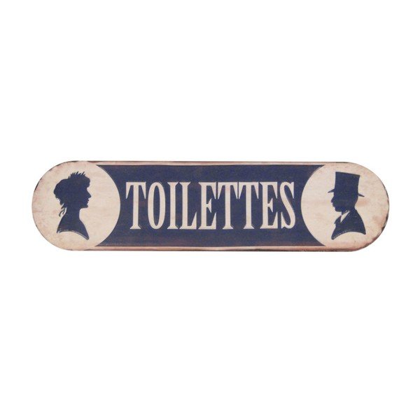 Cartello porta Toilettes Fer - Antic Line