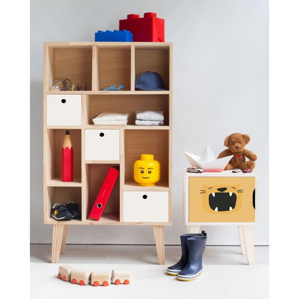 Comodino in legno per bambini Roar Roor - Little Nice Things-image-1