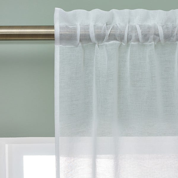 Tenda sottile bianca in voile 140x183 cm Countryside Floral – Catherine Lansfield-image-2