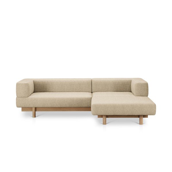 Divano in lana beige 260 cm Alchemist - EMKO