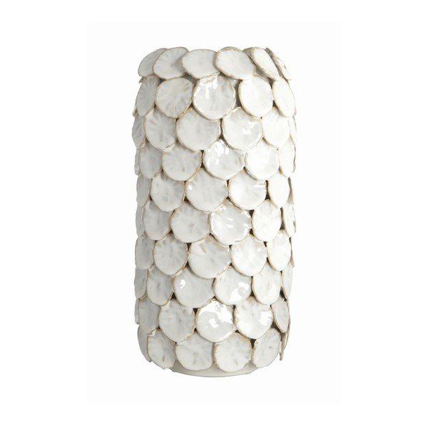 Váza Dot White Nature, 15x30 cm