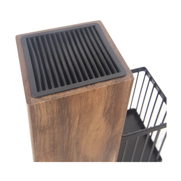 Set di coltelli in acciaio inox con supporto 5 pezzi - Orion-image-4