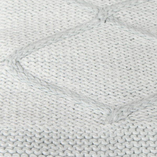 Coperta azzurra in cotone Baby Baby, 90 x 90 cm - Homemania Decor-image-1