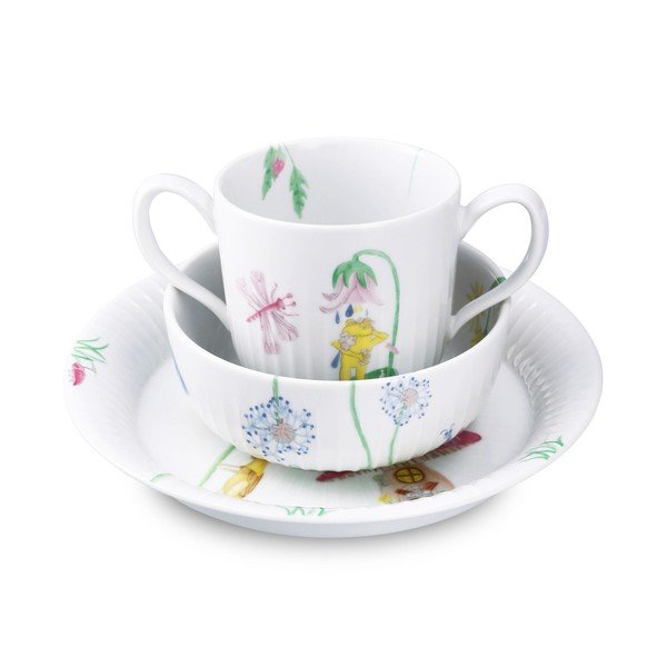 Set da pranzo per bambini in porcellana 3 pz Hammershøi Kids – Kähler Design