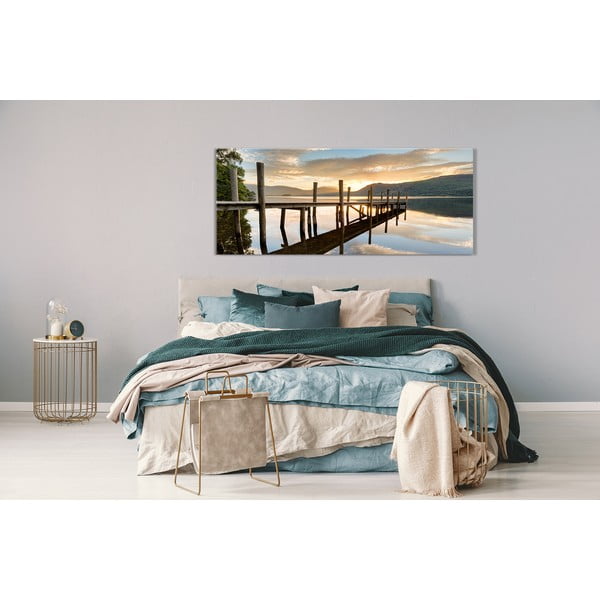 Dipinto su vetro, 50 x 125 cm Sunset - Styler-image-1