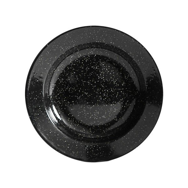 Piatto da dolce nero in smalto ø 20 cm Doris – Sagaform