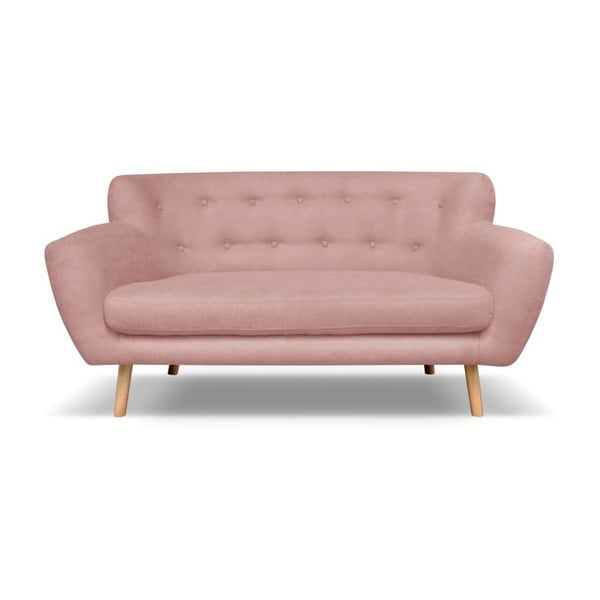 Divano rosa chiaro Cosmopolitan design , 162 cm London - Cosmopolitan Design