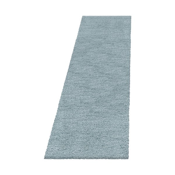 Passatoia blu 80x250 cm Fluffy - Ayyildiz Carpets