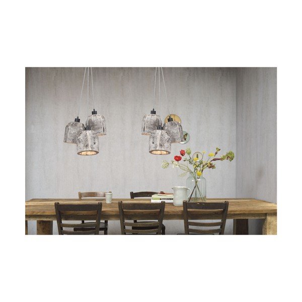 Lampada a sospensione in legno di betulla Aspen Triple - Citylights-image-1