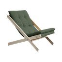 Sedia pieghevole Raw/Olive Green Boogie - Karup Design