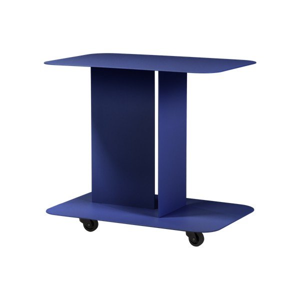 Tavolino da servizio in metallo su ruote 40x60 cm HO – noo.ma