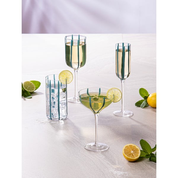 Set di bicchieri da bollicine 4 pz 180 ml Stripe – Ladelle-image-1