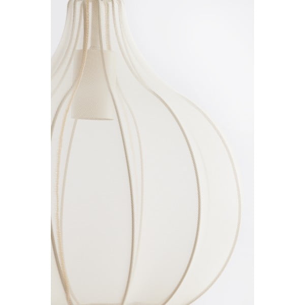 Lampada a sospensione beige con paralume in tessuto ø 29 cm Elati - Light & Living-image-1