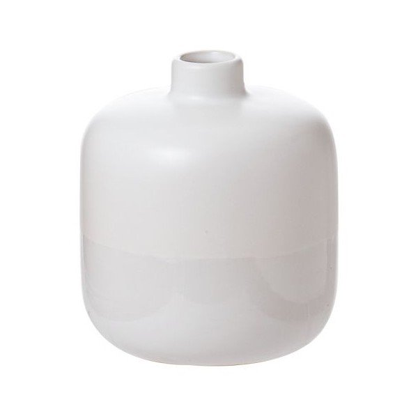 Váza Shade Dip White, 13x13x14,5 cm