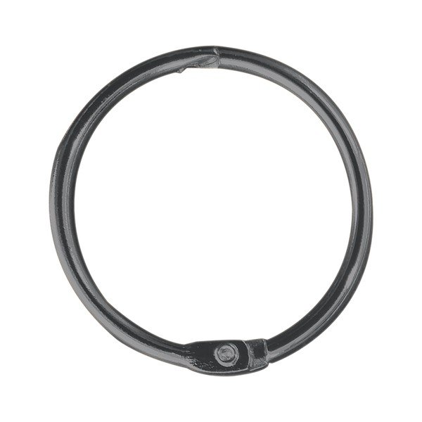 Set di anelli per tenda doccia color nero opaco 12 pz Ringo Small – Spirella