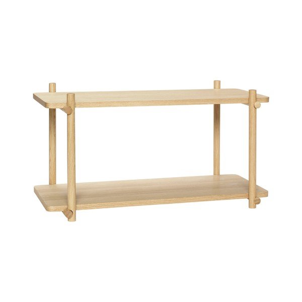 Mensola da parete in legno di quercia Mason - Hübsch