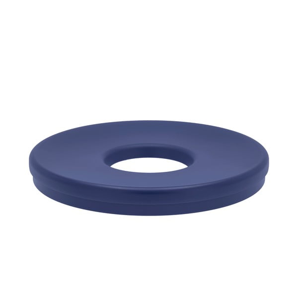 Coperchio di ricambio in plastica blu per il cesto della biancheria Ume - Zone