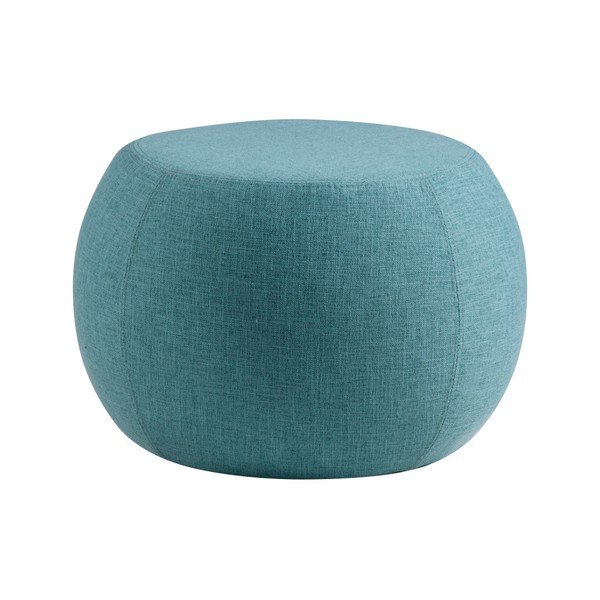 Tyrkysový puf sømcasa Luka, ⌀ 55 cm