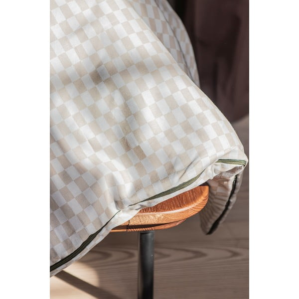 Biancheria da letto matrimoniale in cotone satin beige 200x220 cm Mini - Mette Ditmer Denmark-image-2