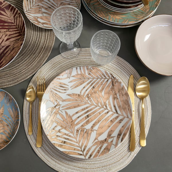 Posate in acciaio color oro 24 pezzi - VDE Tivoli 1996-image-1