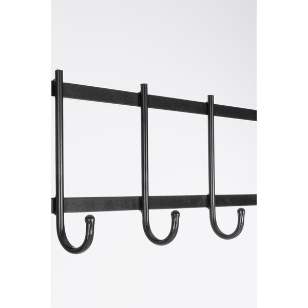 Attaccapanni da parete nero/di colore naturale in metallo con scaffale 64,5 cm Haldor – Yes Everyday-image-4
