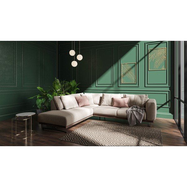 Divano angolare beige Devichy , angolo sinistro Caulus - devichy-image-1