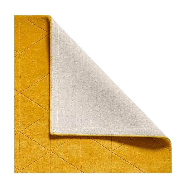 Tappeto di lana giallo senape , 120 x 170 cm Kasbah - Think Rugs-image-4