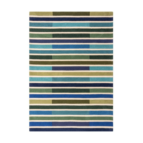 Tappeto in lana verde 120x170 cm Piano - Flair Rugs